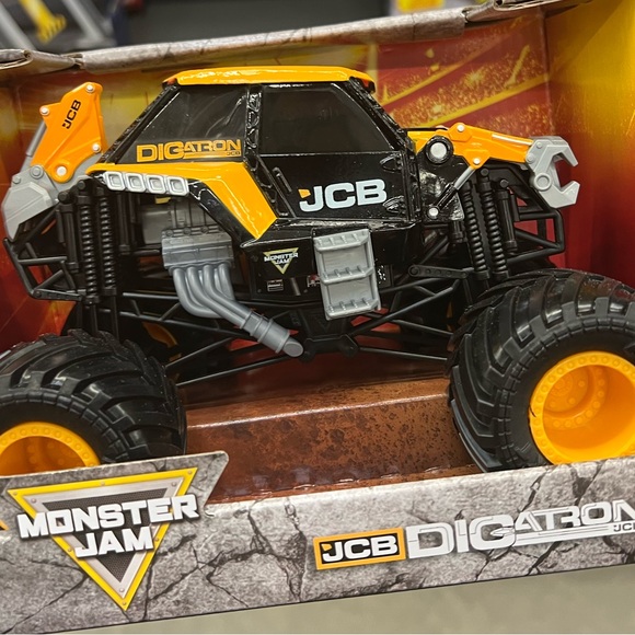 JCB Monster Jam Digatron Toy Truck - Black and Orange - Picture 1 of 1